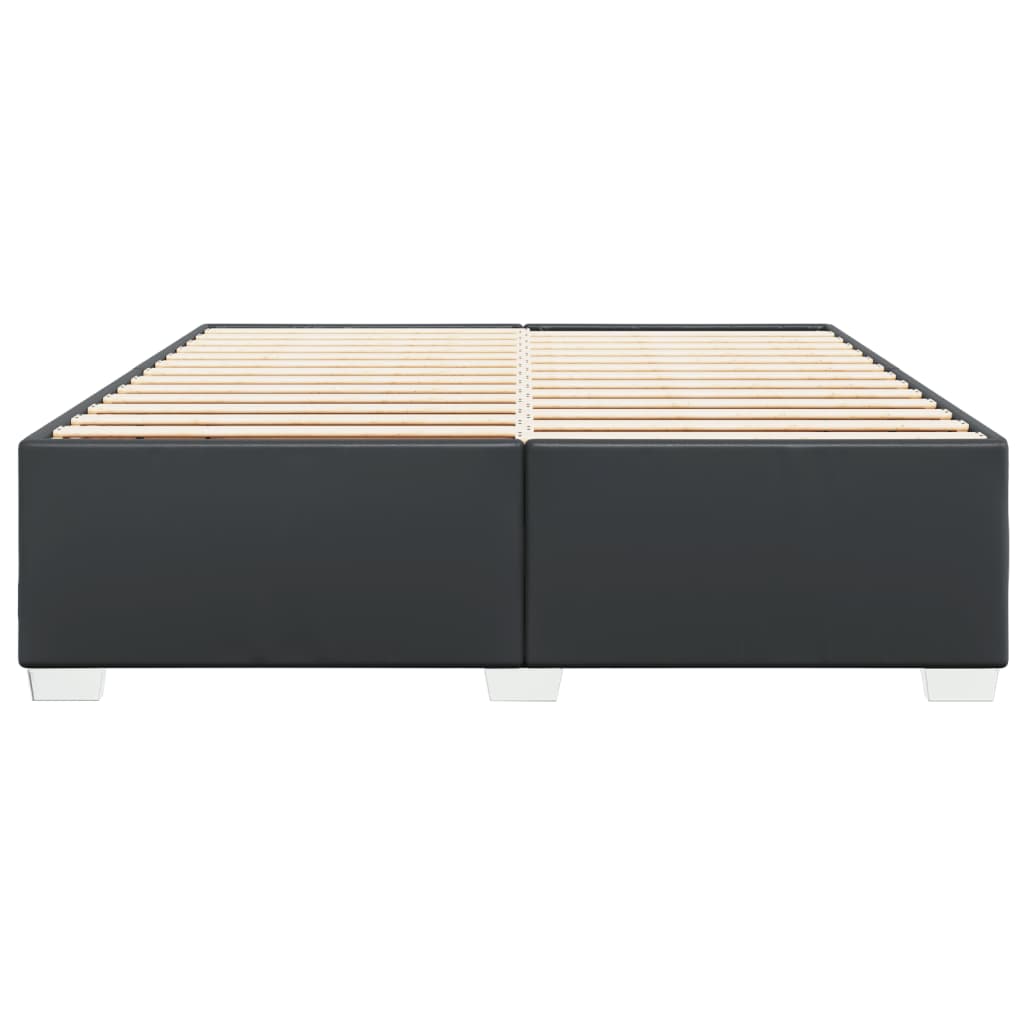 Bedframe kunstleer zwart 200x200 cm is nu te koop bij PeponiXL, paradijselijk wonen!