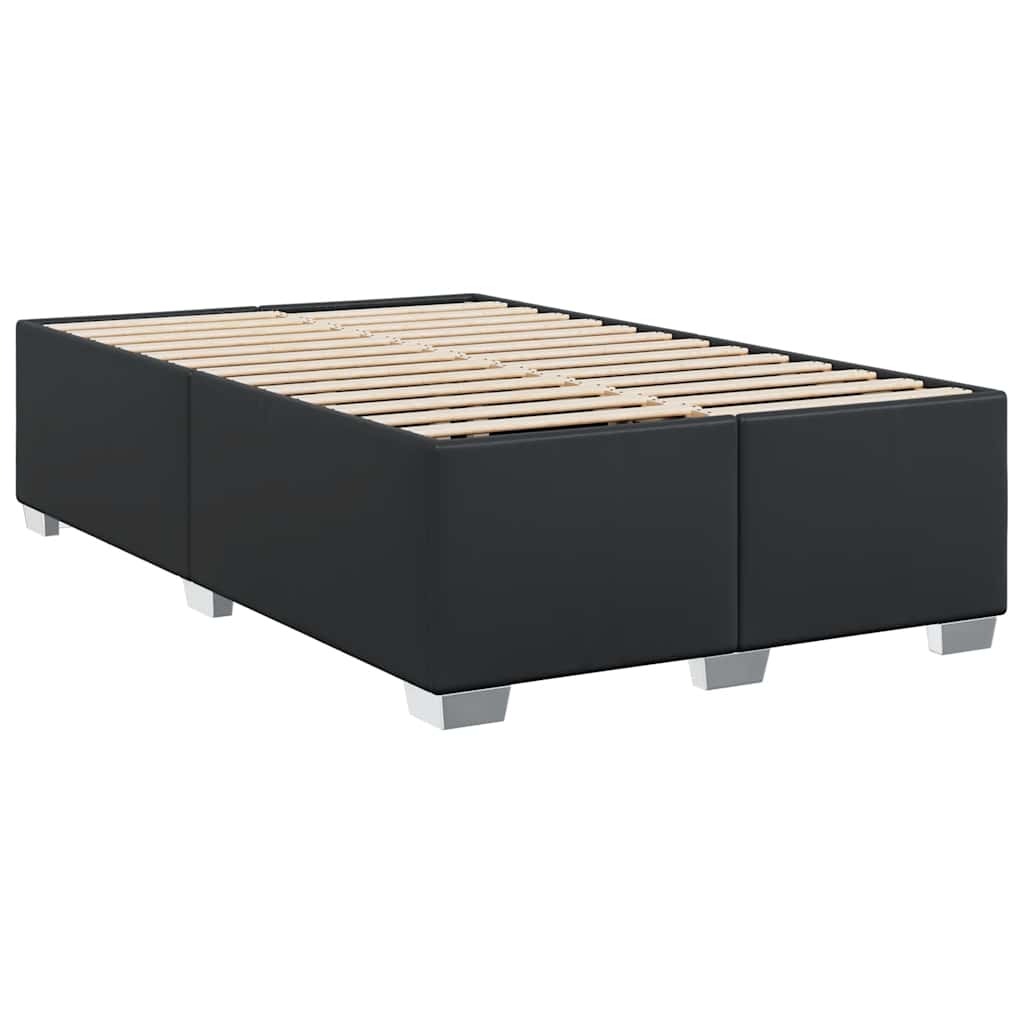 Bedframe zonder matras Zwart Volledig Kunstleer is nu te koop bij PeponiXL, paradijselijk wonen!