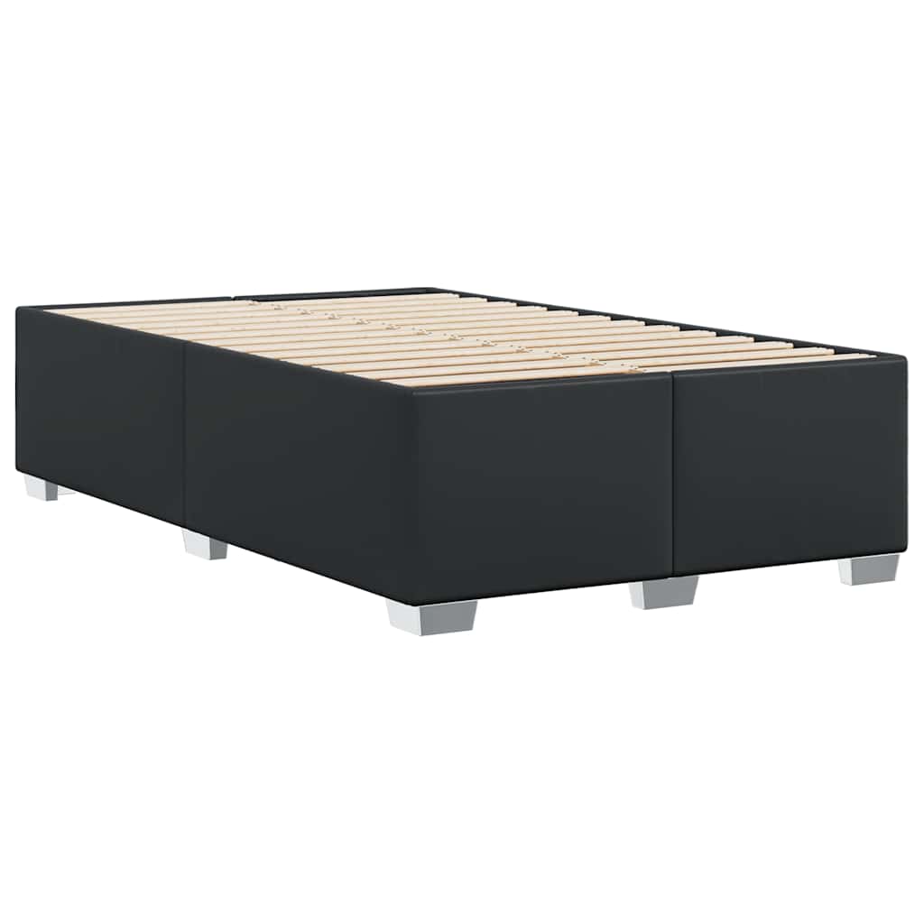 Bedframe zonder matras Zwart Volledig Kunstleer is nu te koop bij PeponiXL, paradijselijk wonen!