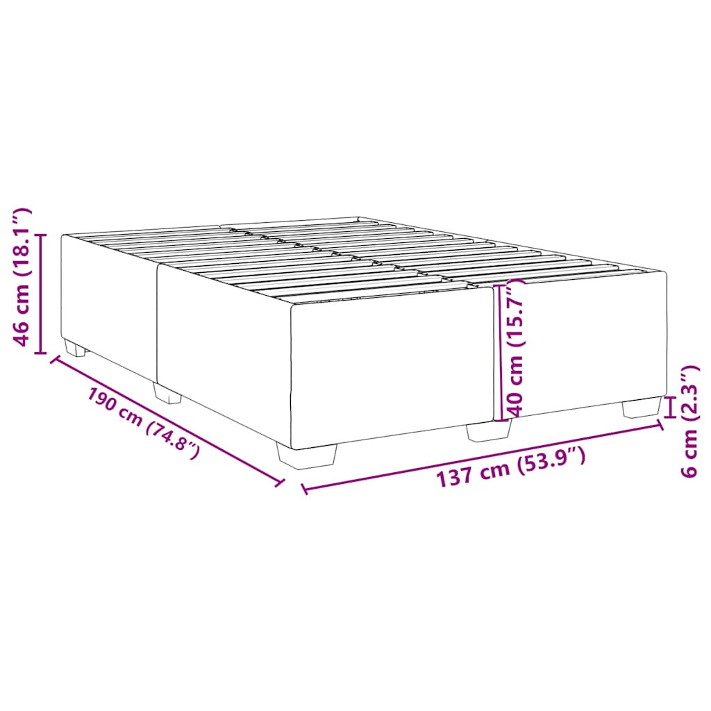 Bedframe zonder matras Zwart Volledig Kunstleer is nu te koop bij PeponiXL, paradijselijk wonen!