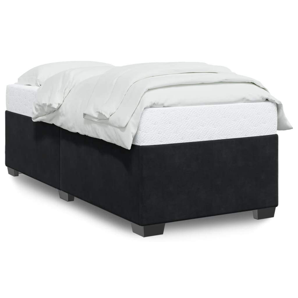 Bedframe fluweel zwart 80x200 cm is nu te koop bij PeponiXL, paradijselijk wonen!