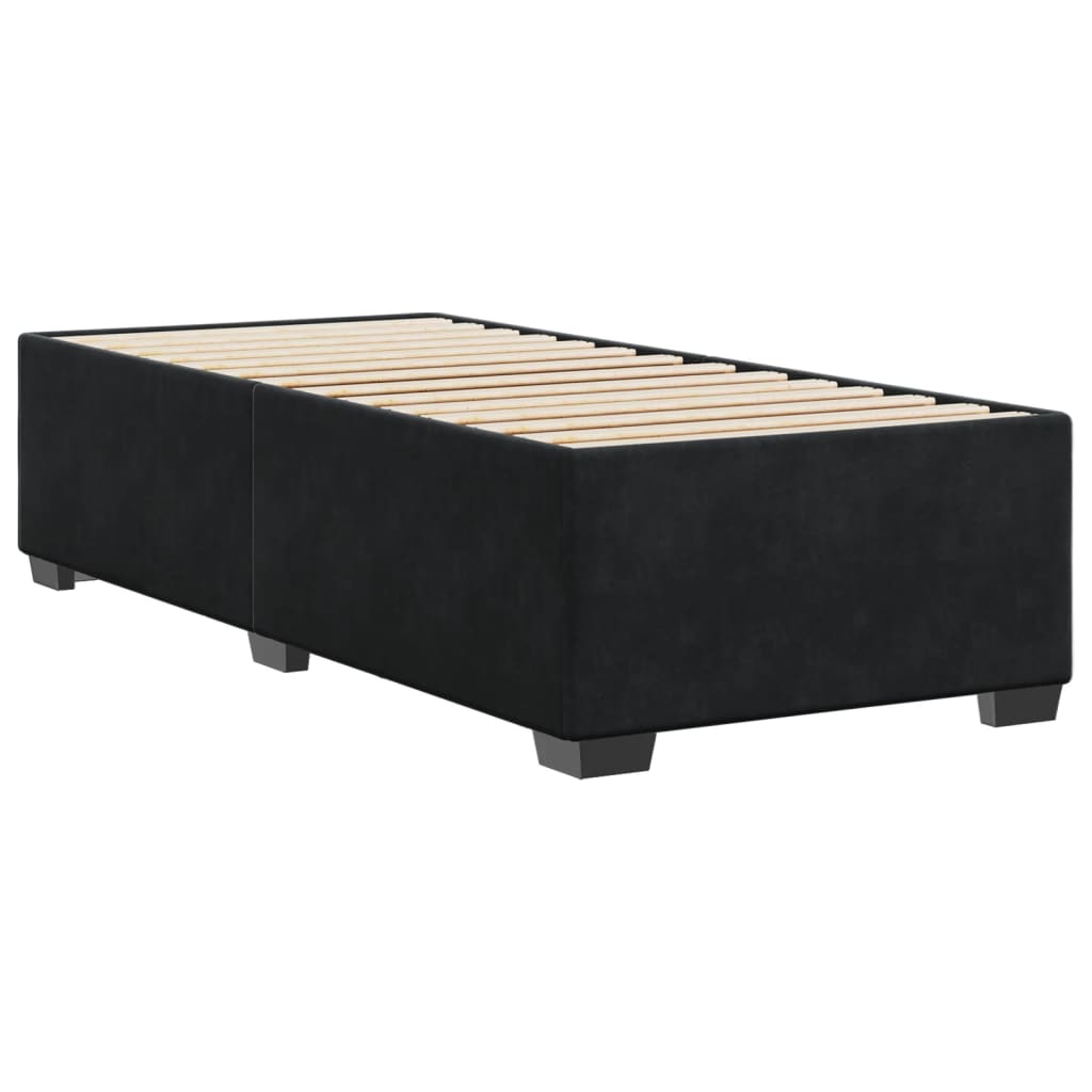 Bedframe fluweel zwart 80x200 cm is nu te koop bij PeponiXL, paradijselijk wonen!