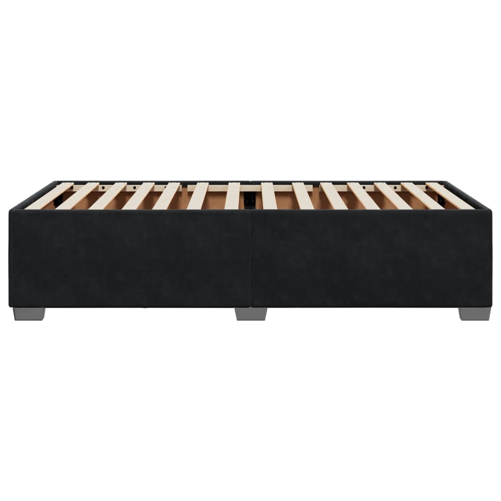 Bedframe fluweel zwart 80x200 cm is nu te koop bij PeponiXL, paradijselijk wonen!
