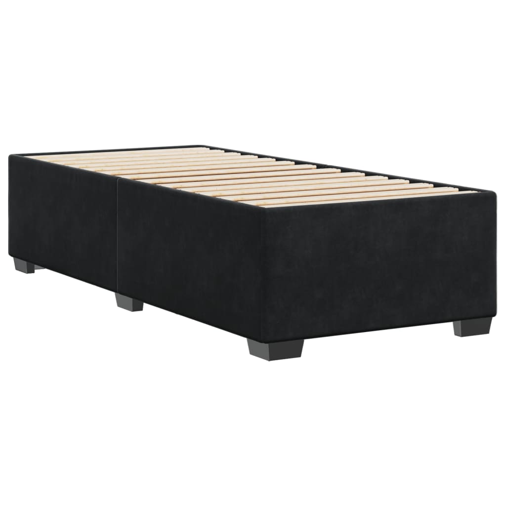Bedframe fluweel zwart 90x190 cm is nu te koop bij PeponiXL, paradijselijk wonen!