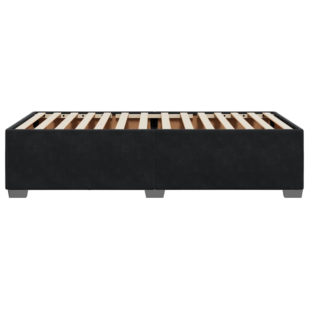 Bedframe fluweel zwart 90x190 cm is nu te koop bij PeponiXL, paradijselijk wonen!