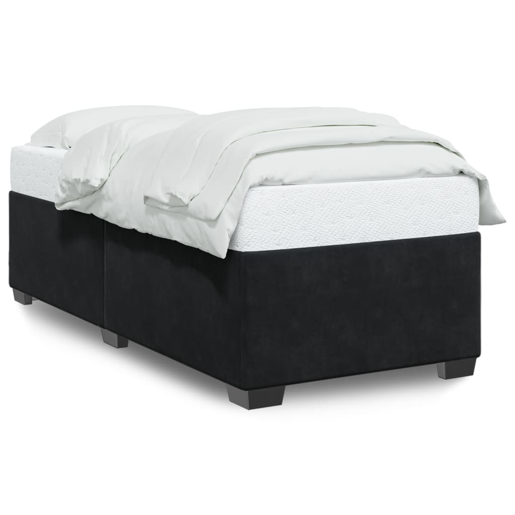 Bedframe fluweel zwart 90x200 cm is nu te koop bij PeponiXL, paradijselijk wonen!