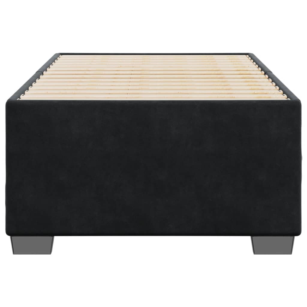 Bedframe fluweel zwart 90x200 cm is nu te koop bij PeponiXL, paradijselijk wonen!