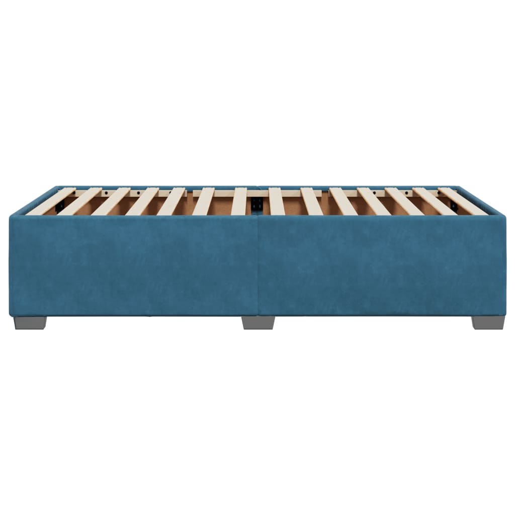 Bedframe fluweel blauw 100x200 cm is nu te koop bij PeponiXL, paradijselijk wonen!