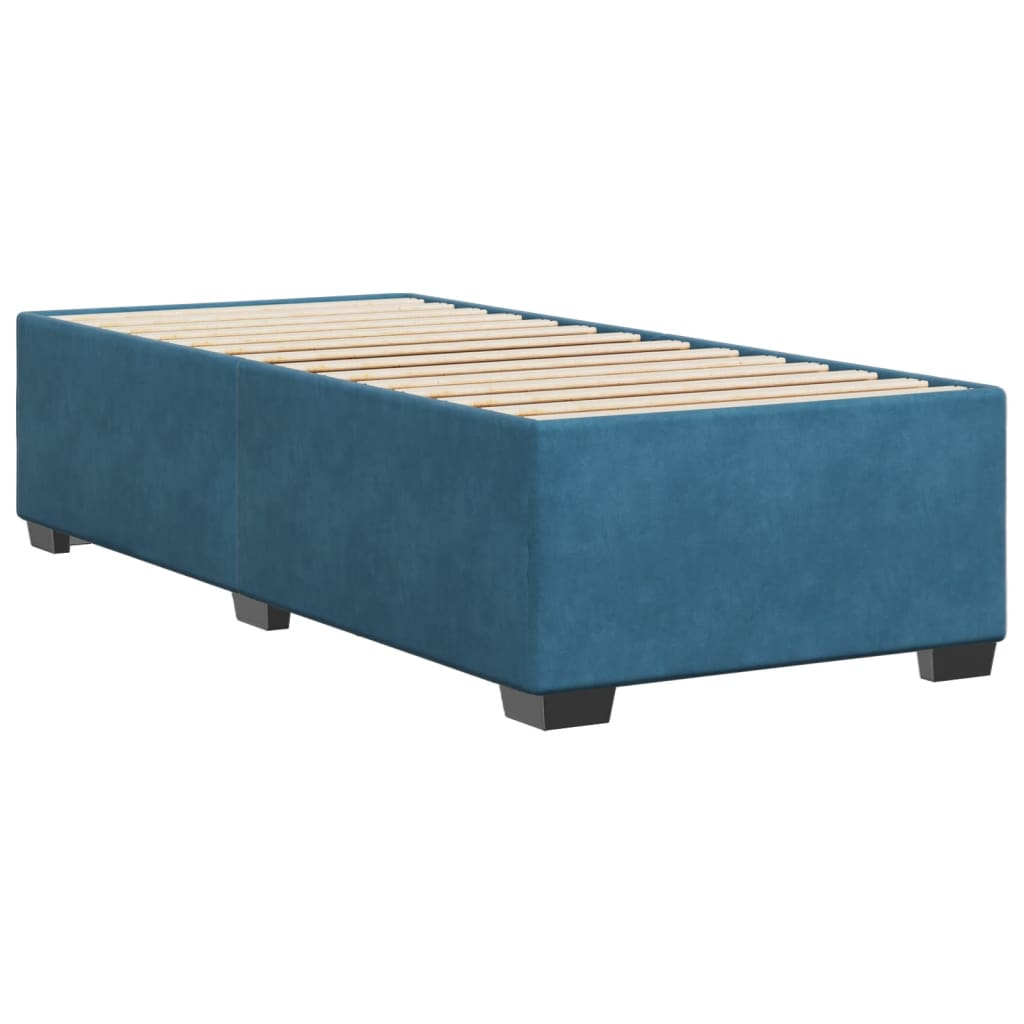 Bedframe fluweel blauw 100x200 cm is nu te koop bij PeponiXL, paradijselijk wonen!