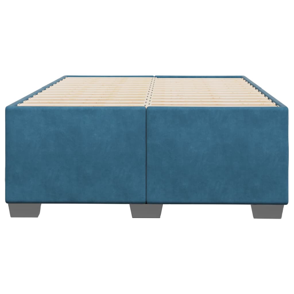 Bedframe fluweel blauw 120x190 cm is nu te koop bij PeponiXL, paradijselijk wonen!