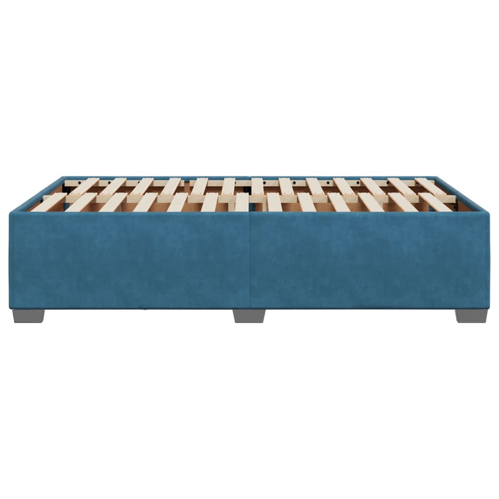 Bedframe fluweel blauw 120x190 cm is nu te koop bij PeponiXL, paradijselijk wonen!