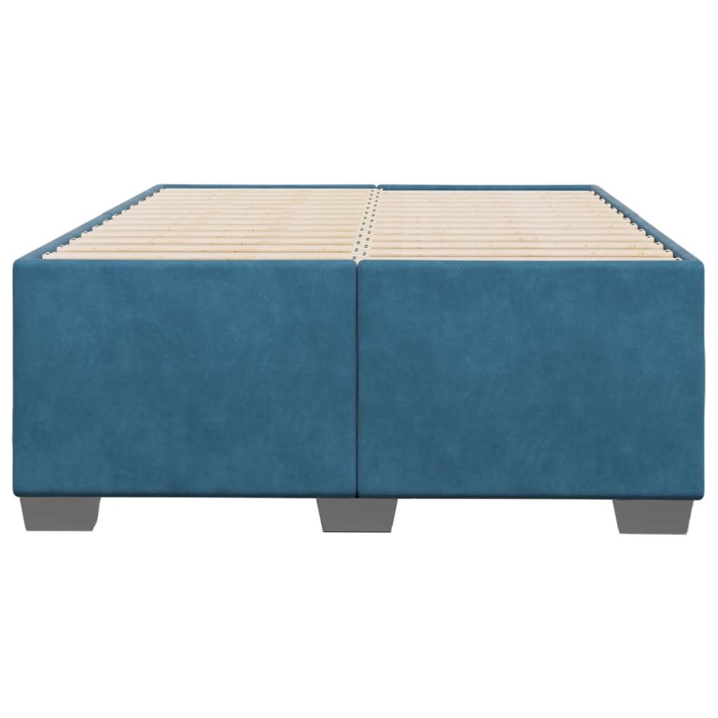 Bedframe fluweel blauw 120x200 cm is nu te koop bij PeponiXL, paradijselijk wonen!
