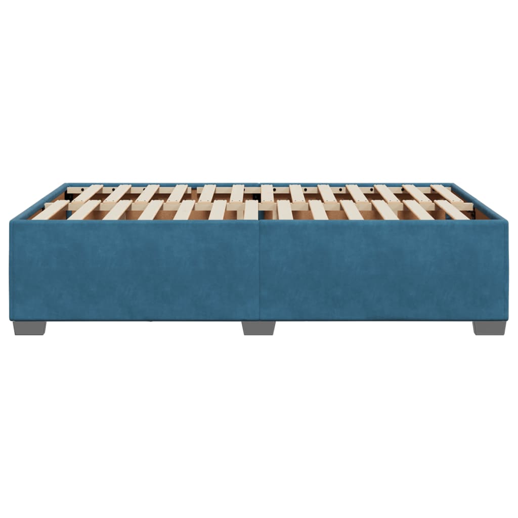 Bedframe fluweel blauw 120x200 cm is nu te koop bij PeponiXL, paradijselijk wonen!