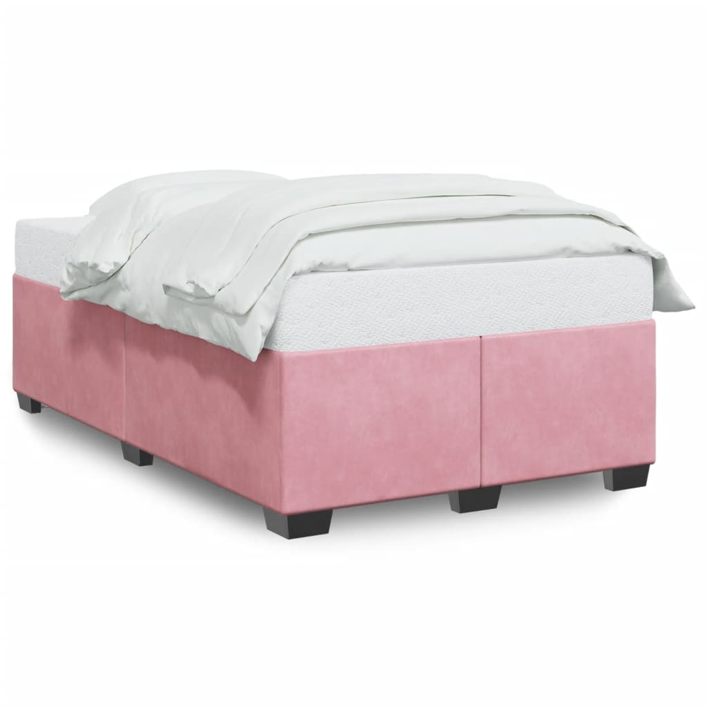 Bedframe fluweel roze 120x200 cm is nu te koop bij PeponiXL, paradijselijk wonen!