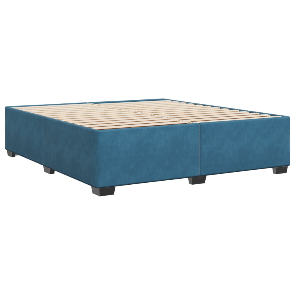 Bedframe fluweel blauw 180x200 cm is nu te koop bij PeponiXL, paradijselijk wonen!
