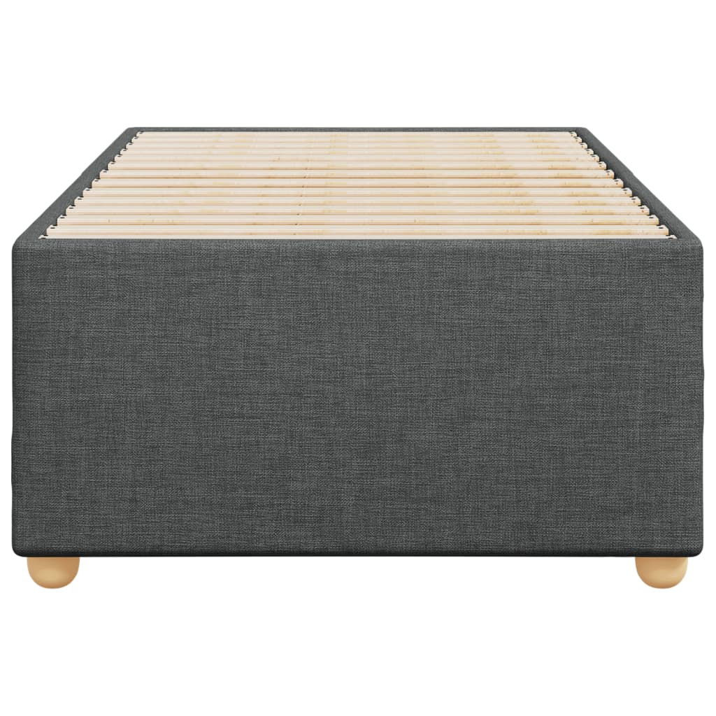 Bedframe zonder matras 80x200 cm stof donkergrijs is nu te koop bij PeponiXL, paradijselijk wonen!