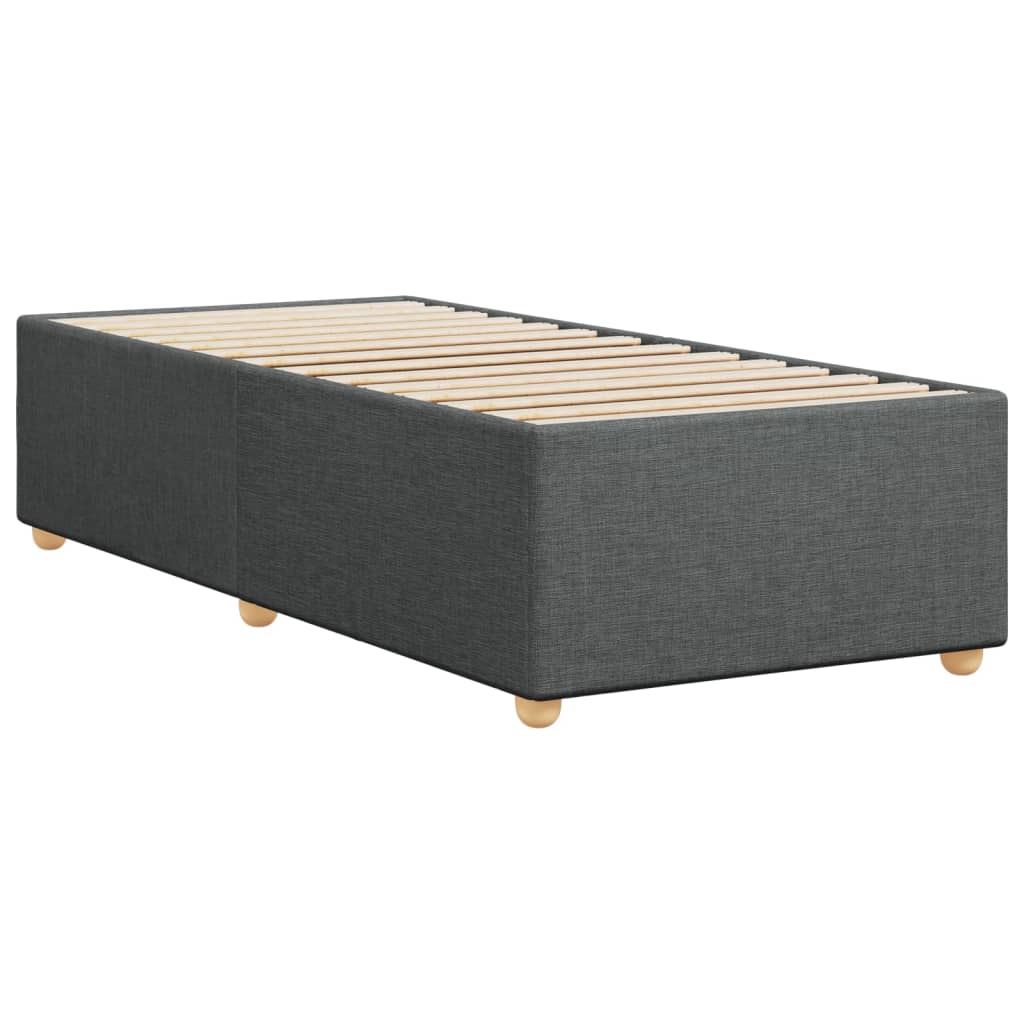 Bedframe zonder matras 80x200 cm stof donkergrijs is nu te koop bij PeponiXL, paradijselijk wonen!