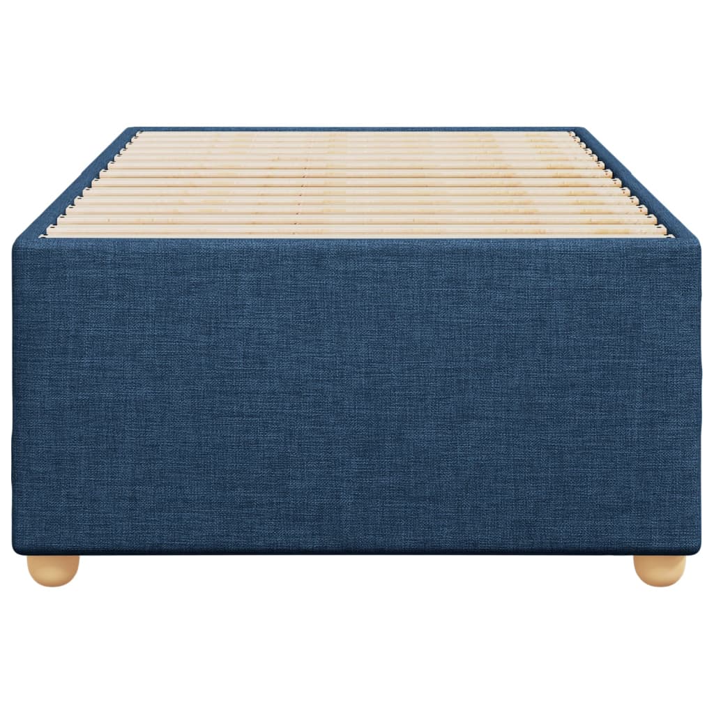 Bedframe zonder matras 80x200 cm stof blauw is nu te koop bij PeponiXL, paradijselijk wonen!