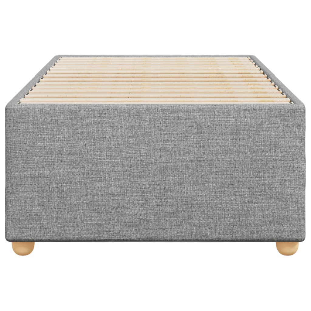 Bedframe zonder matras 90x190 cm stof lichtgrijs is nu te koop bij PeponiXL, paradijselijk wonen!