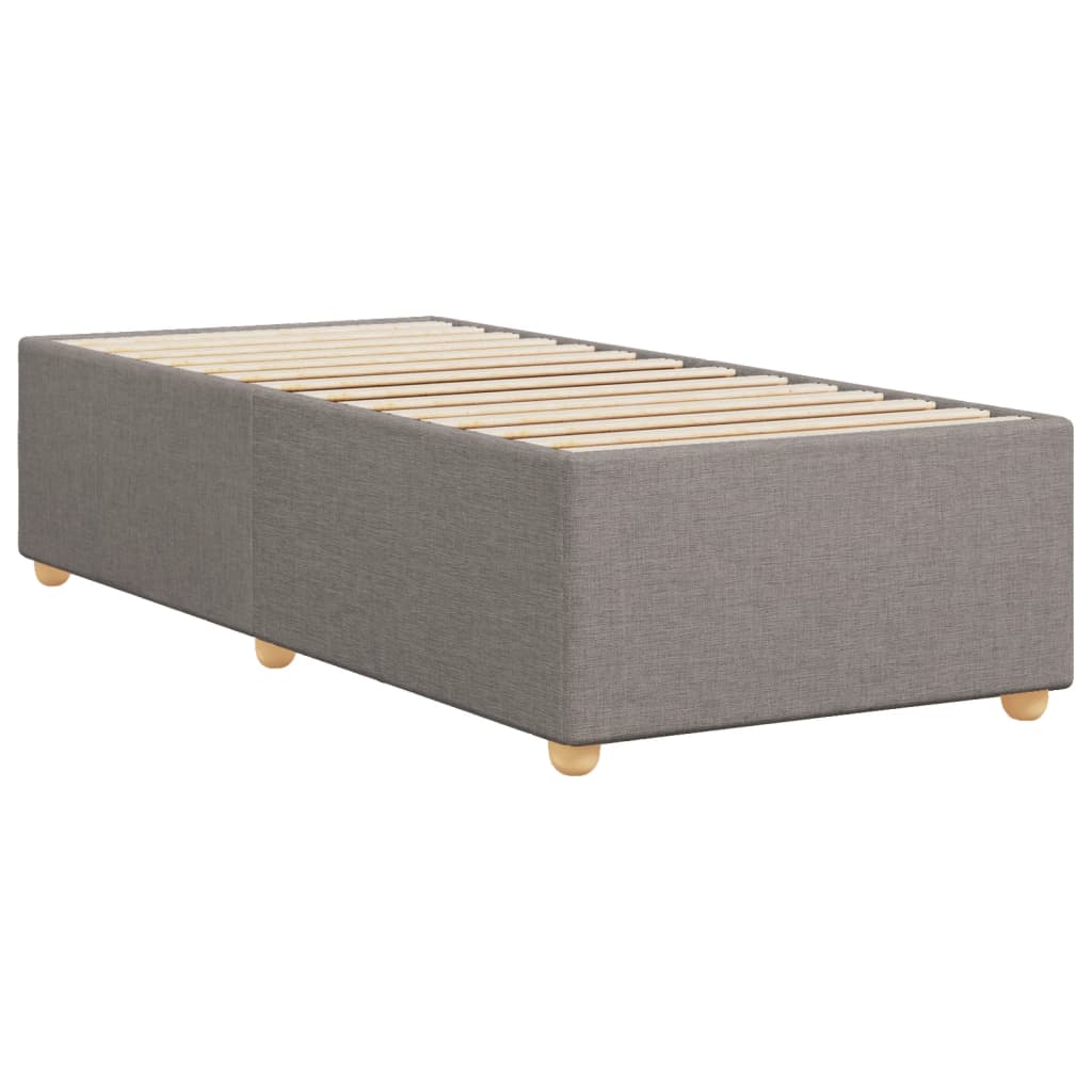 Bedframe zonder matras 90x190 cm stof taupe is nu te koop bij PeponiXL, paradijselijk wonen!