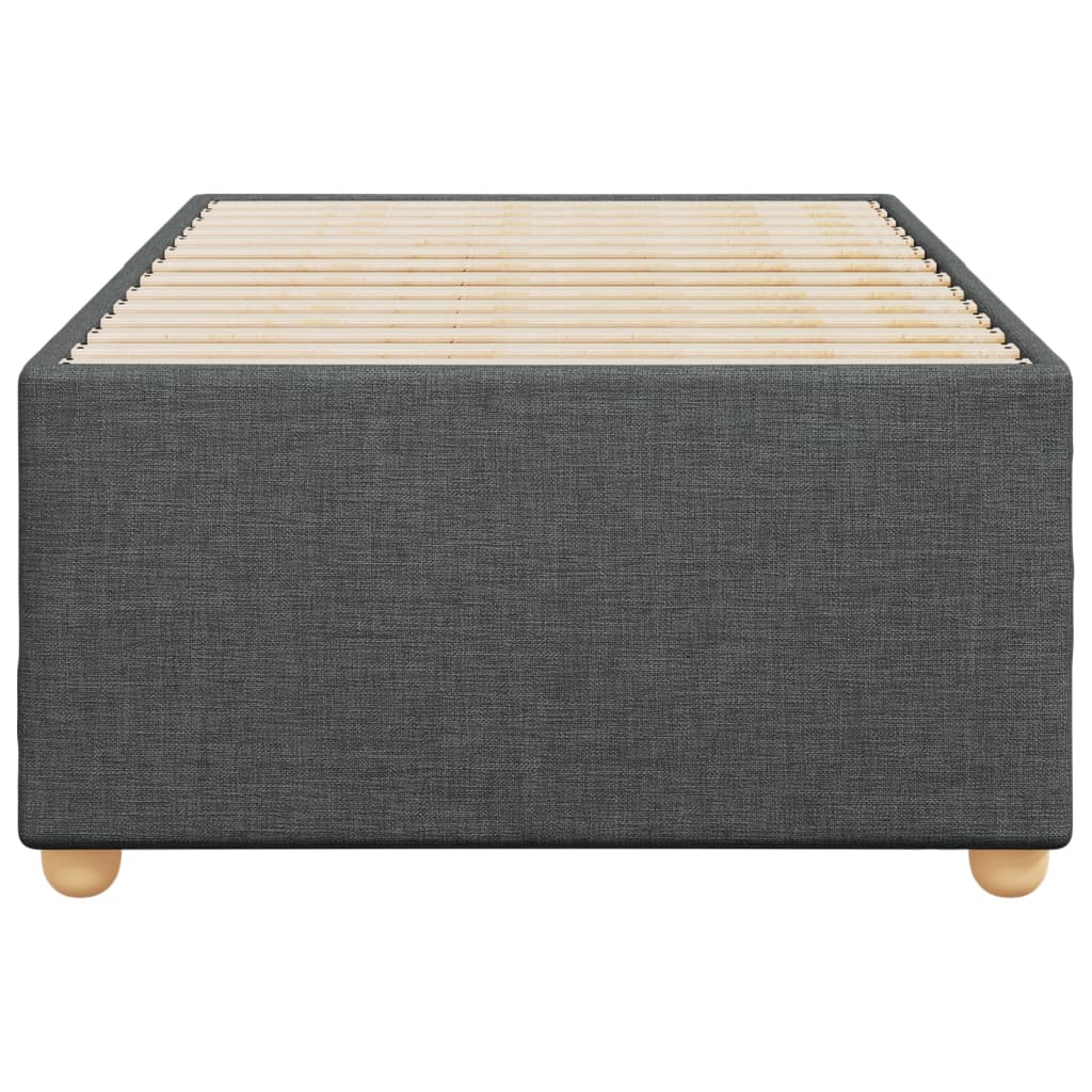 Bedframe zonder matras 90x200 cm stof donkergrijs is nu te koop bij PeponiXL, paradijselijk wonen!