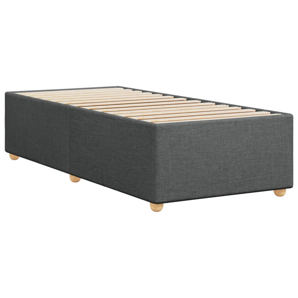 Bedframe zonder matras 90x200 cm stof donkergrijs is nu te koop bij PeponiXL, paradijselijk wonen!