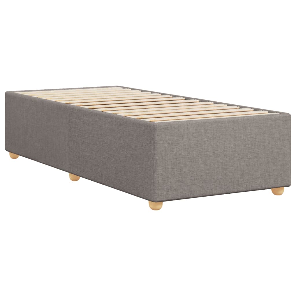Bedframe zonder matras 90x200 cm stof taupe is nu te koop bij PeponiXL, paradijselijk wonen!