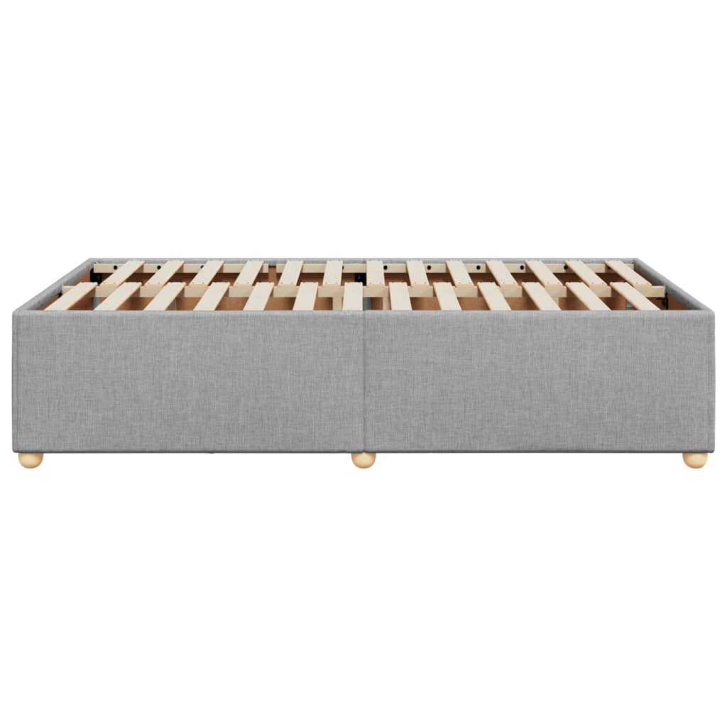Bedframe zonder matras 120x190 cm stof lichtgrijs is nu te koop bij PeponiXL, paradijselijk wonen!