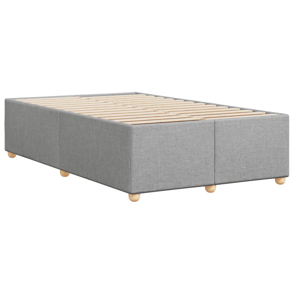 Bedframe zonder matras 120x190 cm stof lichtgrijs is nu te koop bij PeponiXL, paradijselijk wonen!