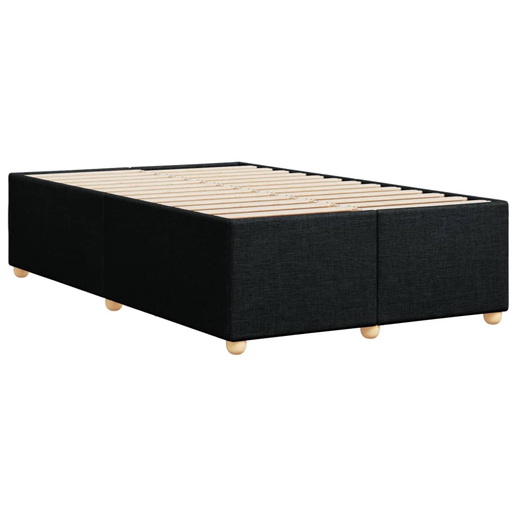 Bedframe zonder matras 120x190 cm stof zwart is nu te koop bij PeponiXL, paradijselijk wonen!