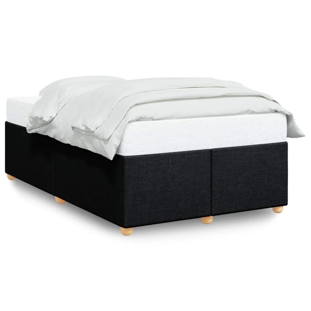 Bedframe zonder matras 120x190 cm stof zwart is nu te koop bij PeponiXL, paradijselijk wonen!