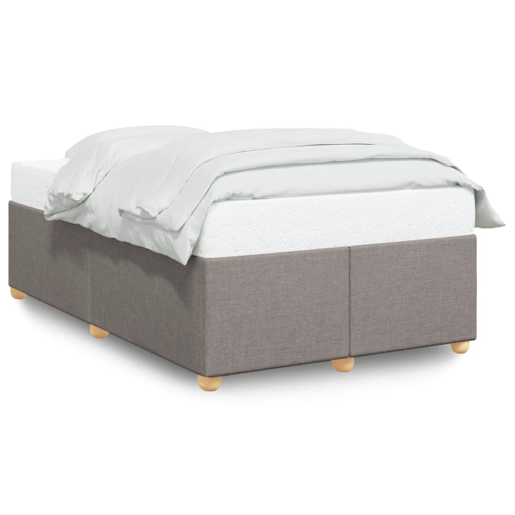 Bedframe zonder matras 120x190 cm stof taupe is nu te koop bij PeponiXL, paradijselijk wonen!