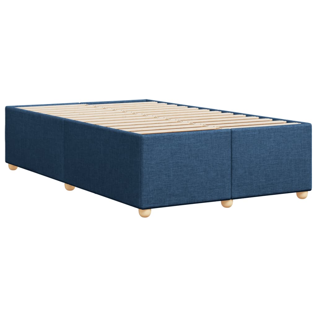 Bedframe zonder matras 120x190 cm stof blauw is nu te koop bij PeponiXL, paradijselijk wonen!