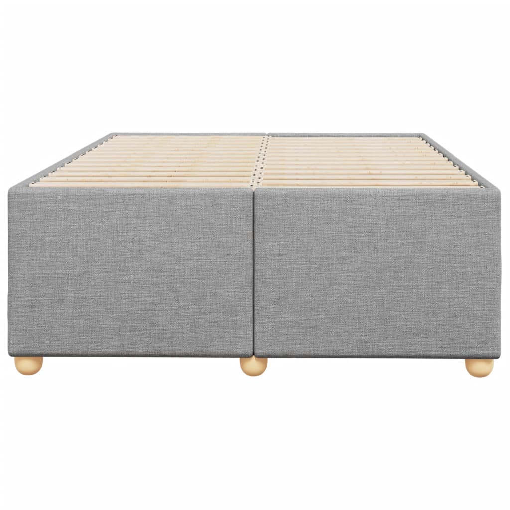 Bedframe zonder matras 120x200 cm stof lichtgrijs is nu te koop bij PeponiXL, paradijselijk wonen!