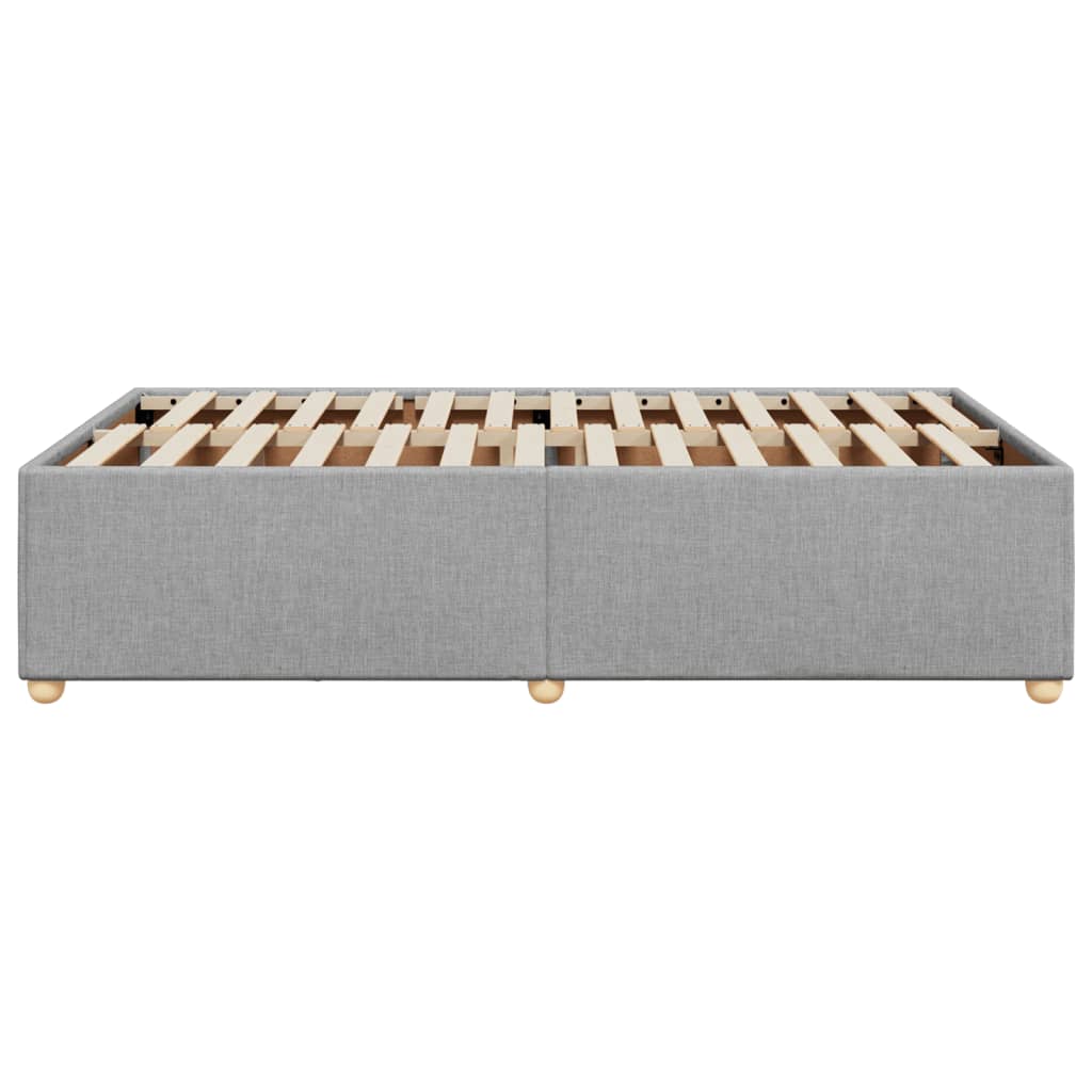 Bedframe zonder matras 120x200 cm stof lichtgrijs is nu te koop bij PeponiXL, paradijselijk wonen!