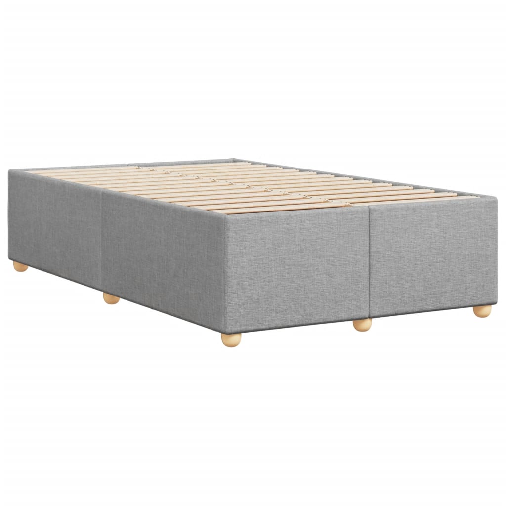 Bedframe zonder matras 120x200 cm stof lichtgrijs is nu te koop bij PeponiXL, paradijselijk wonen!