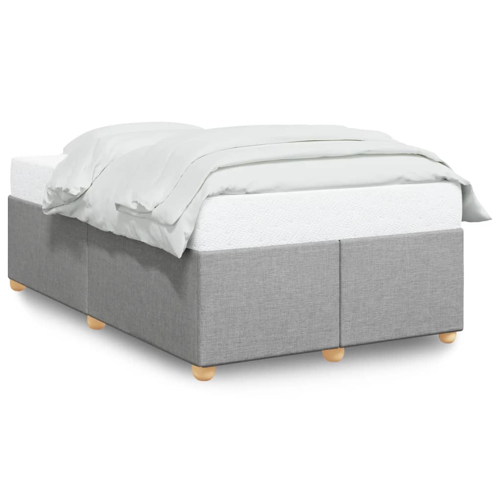 Bedframe zonder matras 120x200 cm stof lichtgrijs is nu te koop bij PeponiXL, paradijselijk wonen!