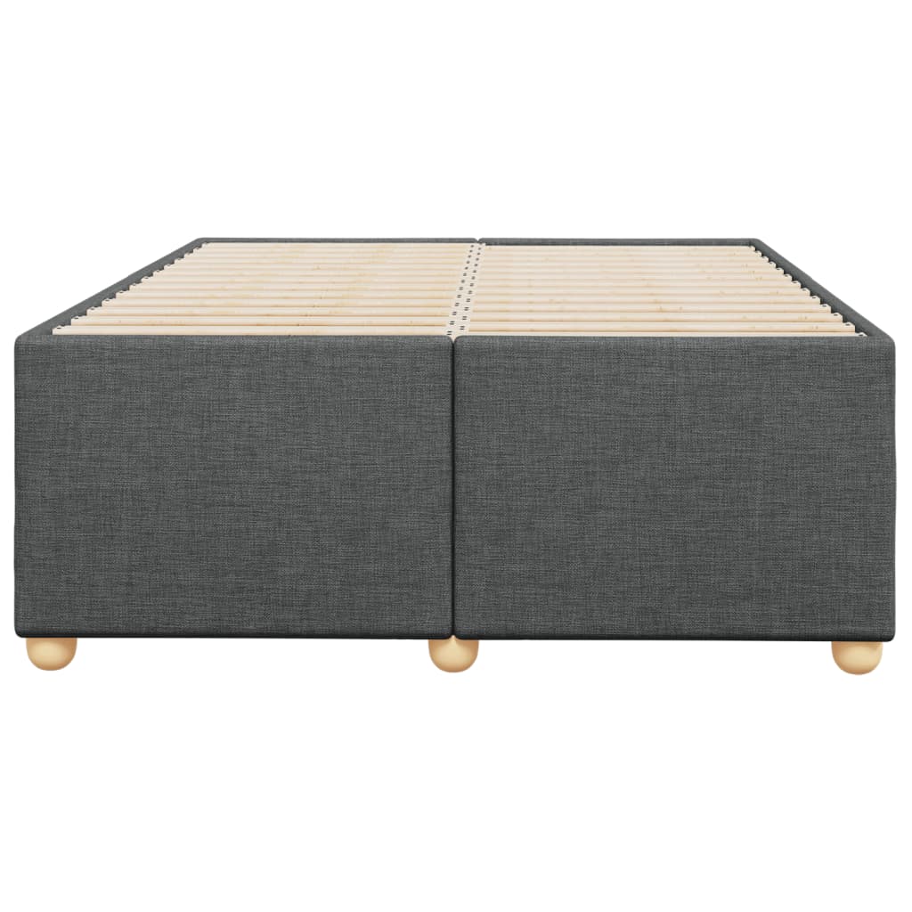 Bedframe zonder matras 120x200 cm stof donkergrijs is nu te koop bij PeponiXL, paradijselijk wonen!