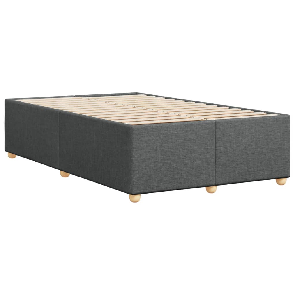 Bedframe zonder matras 120x200 cm stof donkergrijs is nu te koop bij PeponiXL, paradijselijk wonen!