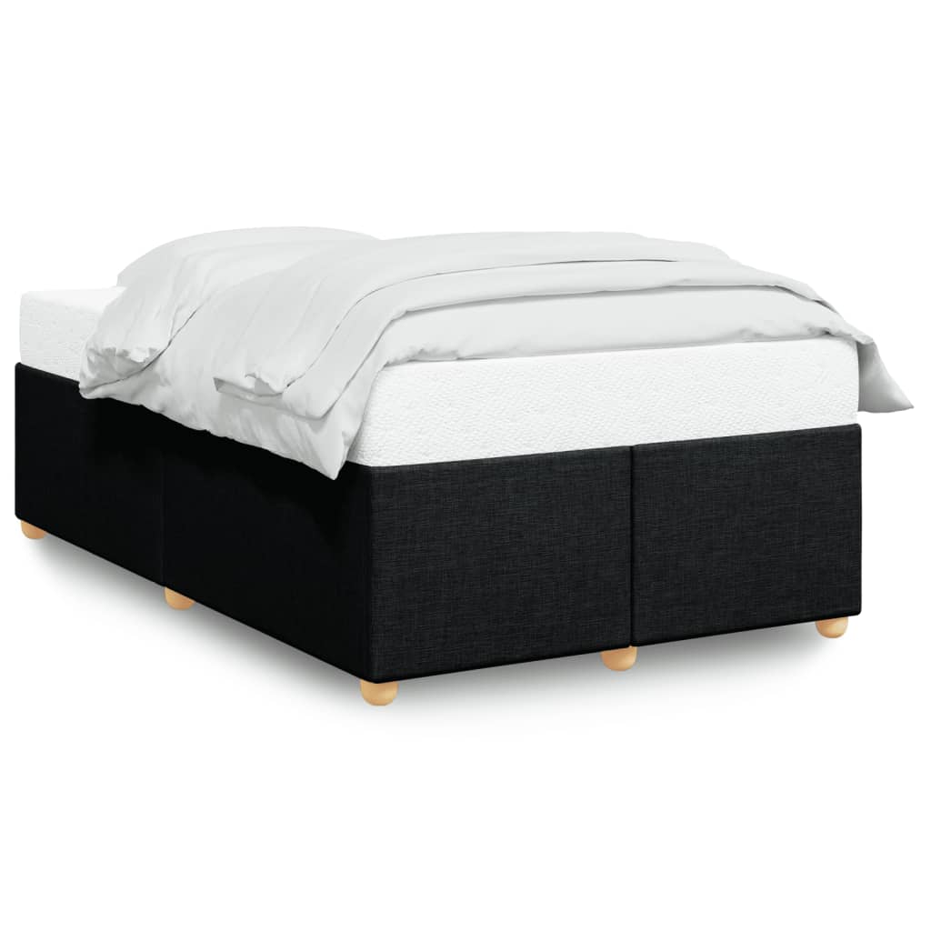 Bedframe zonder matras 120x200 cm stof zwart is nu te koop bij PeponiXL, paradijselijk wonen!