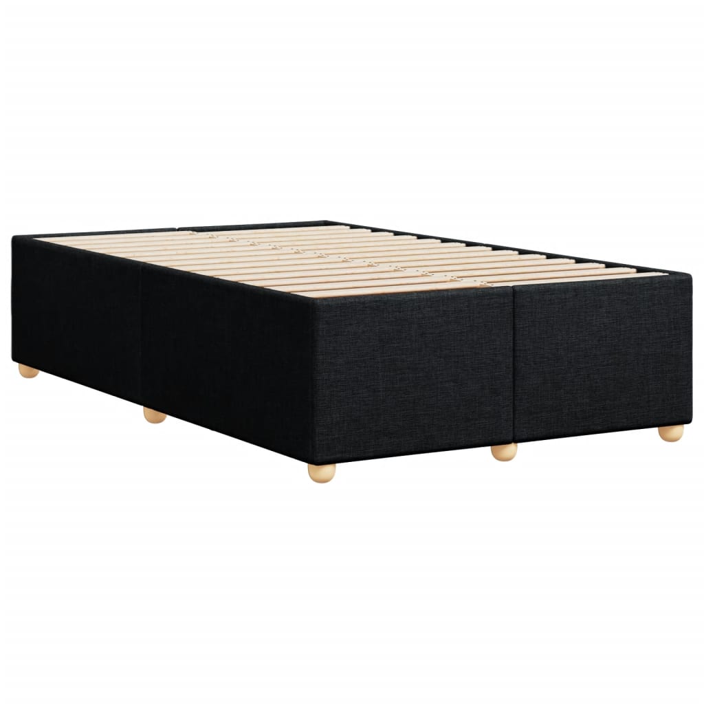 Bedframe zonder matras 120x200 cm stof zwart is nu te koop bij PeponiXL, paradijselijk wonen!