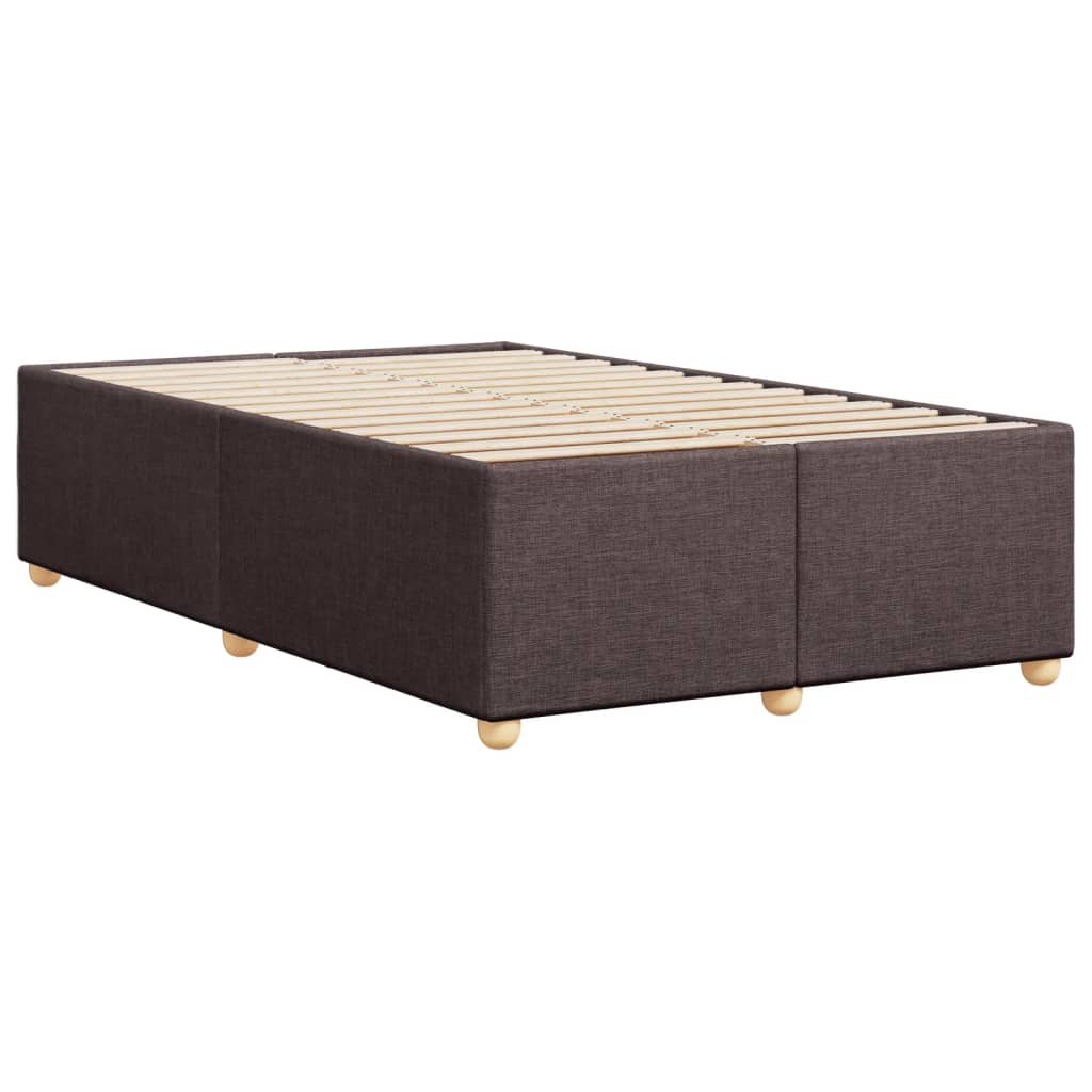 Bedframe zonder matras 120x200 cm stof donkerbruin is nu te koop bij PeponiXL, paradijselijk wonen!