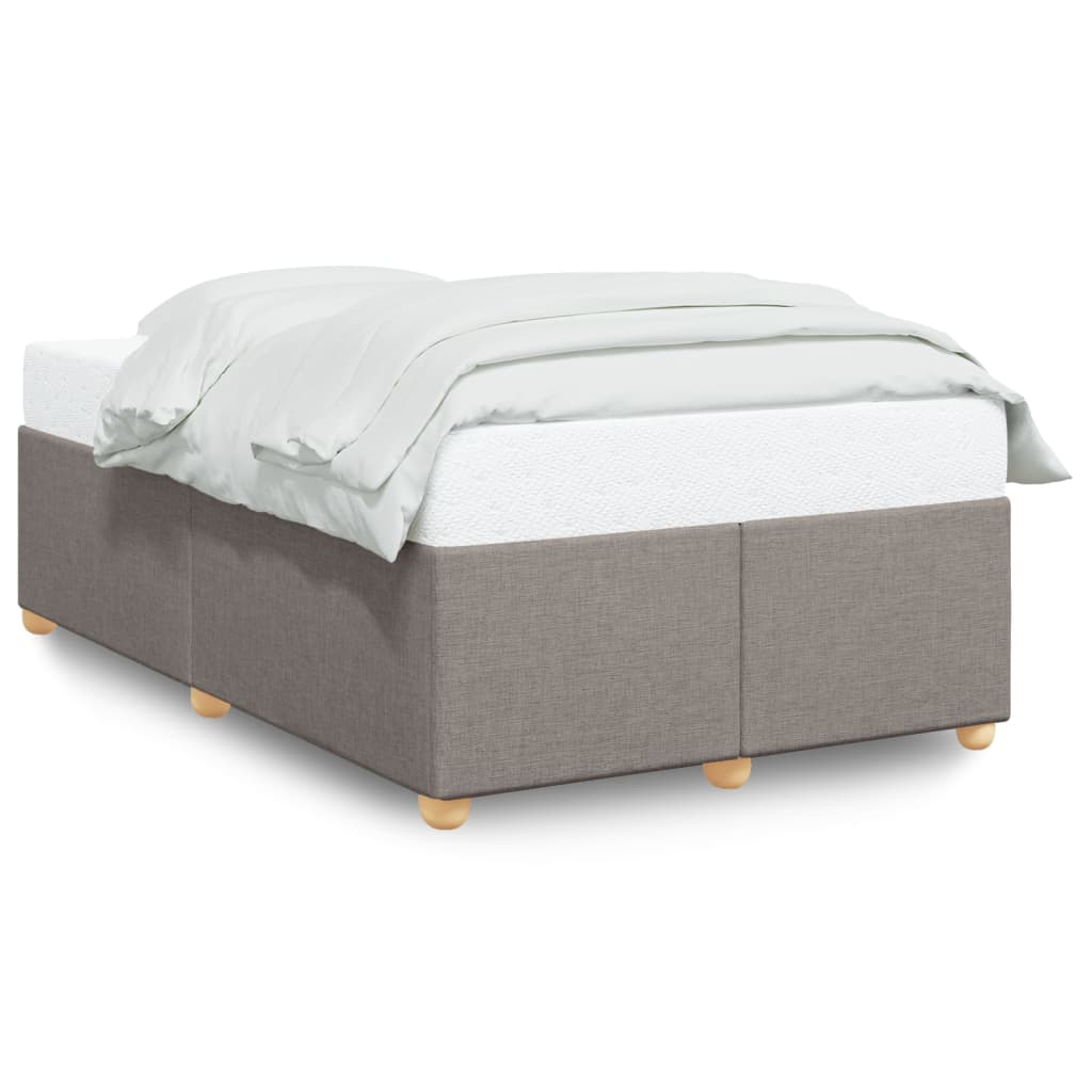Bedframe zonder matras 120x200 cm stof taupe is nu te koop bij PeponiXL, paradijselijk wonen!
