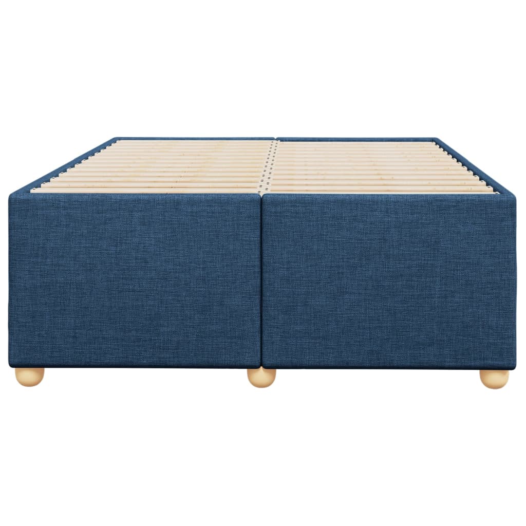 Bedframe zonder matras 120x200 cm stof blauw is nu te koop bij PeponiXL, paradijselijk wonen!