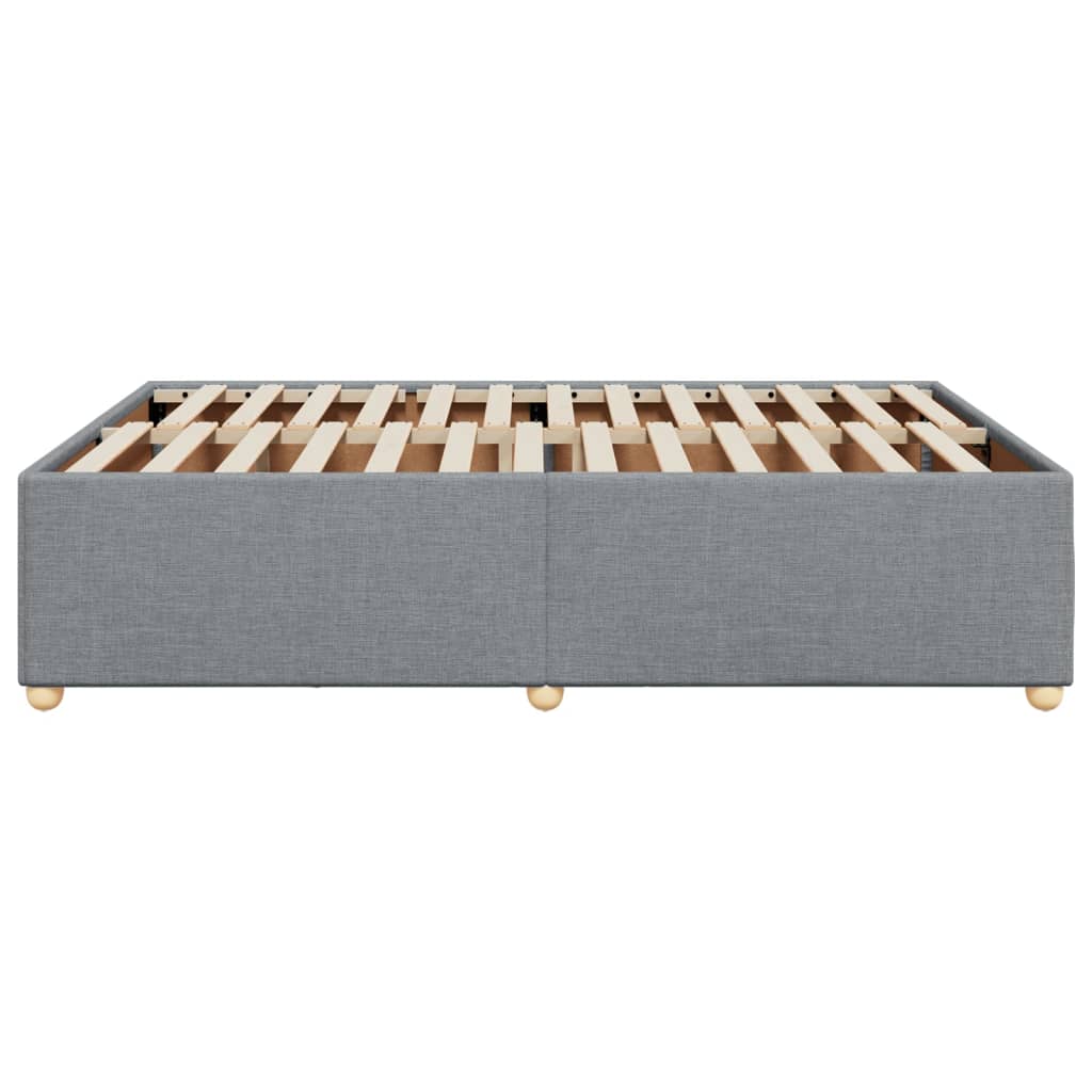 Bedframe zonder matras stof lichtgrijs 140x200 cm is nu te koop bij PeponiXL, paradijselijk wonen!