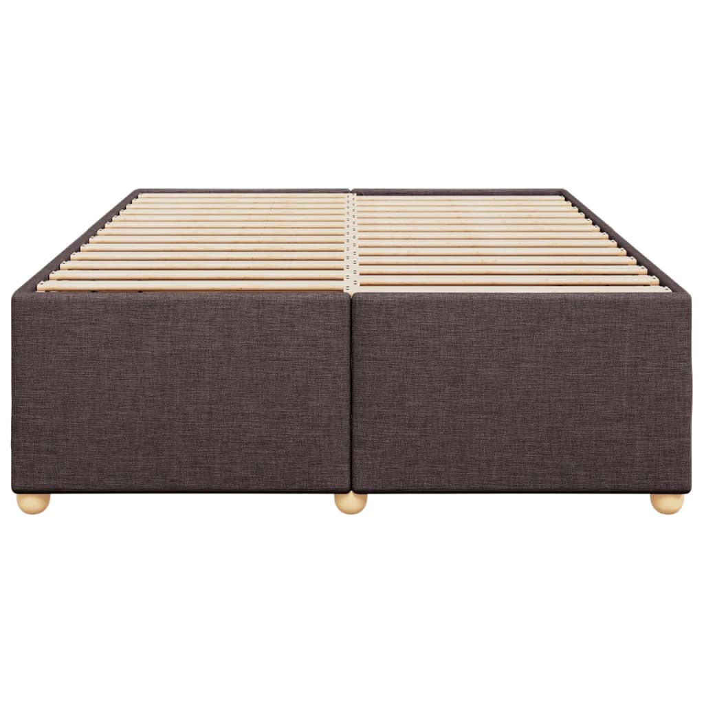 Bedframe zonder matras stof donkerbruin 140x200 cm is nu te koop bij PeponiXL, paradijselijk wonen!