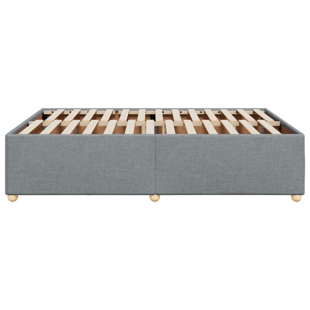 Bedframe zonder matras stof lichtgrijs 160x200 cm is nu te koop bij PeponiXL, paradijselijk wonen!