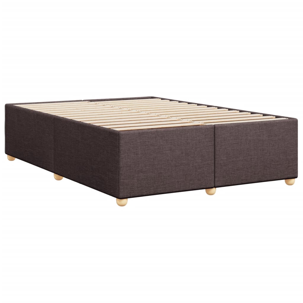 Bedframe zonder matras stof donkerbruin 160x200 cm is nu te koop bij PeponiXL, paradijselijk wonen!