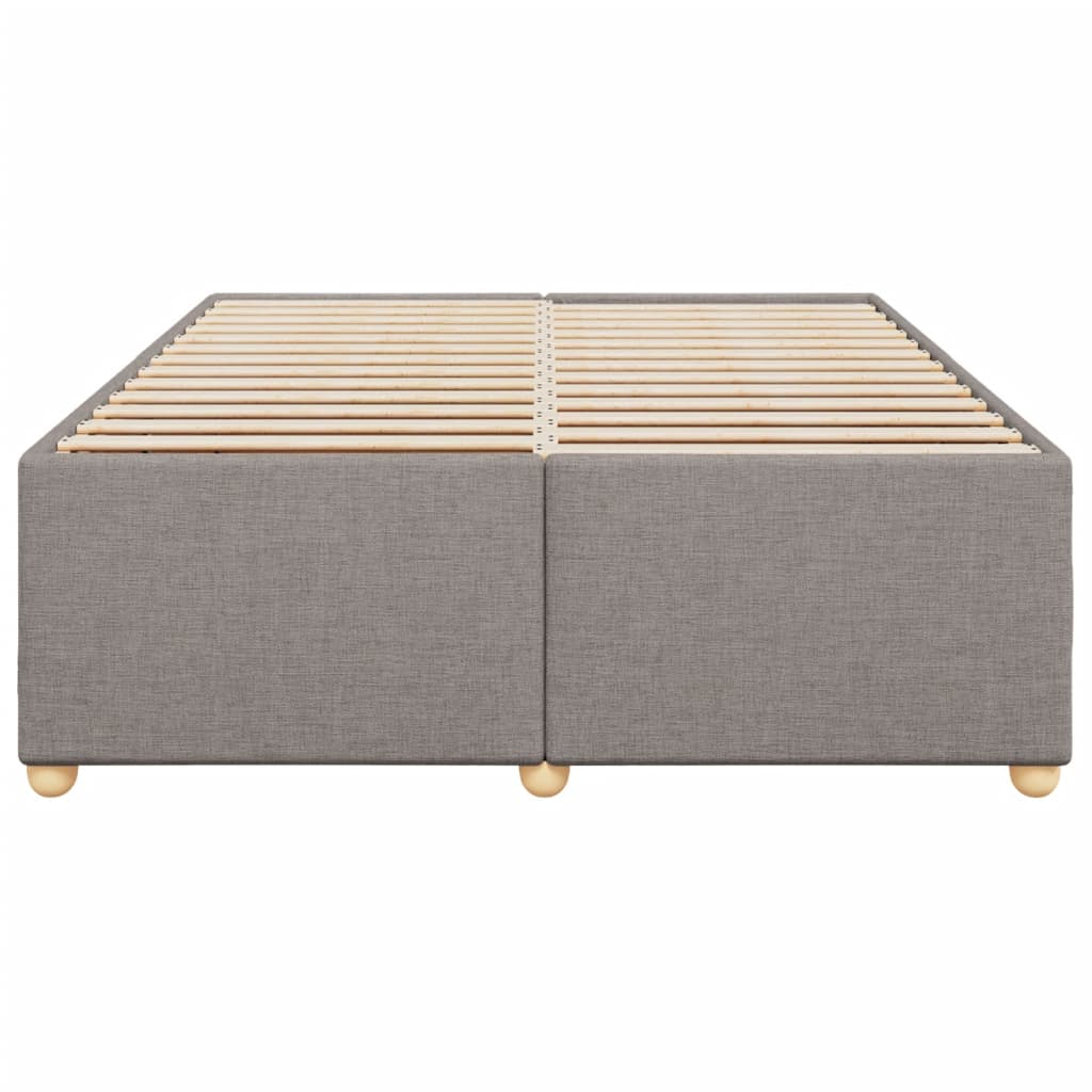 Bedframe zonder matras stof taupe 160x200 cm is nu te koop bij PeponiXL, paradijselijk wonen!