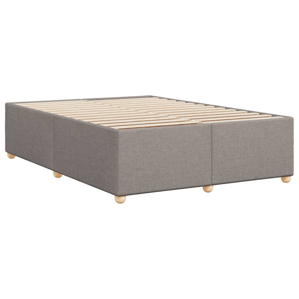 Bedframe zonder matras stof taupe 160x200 cm is nu te koop bij PeponiXL, paradijselijk wonen!